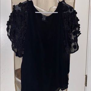 Torrid black sheer top